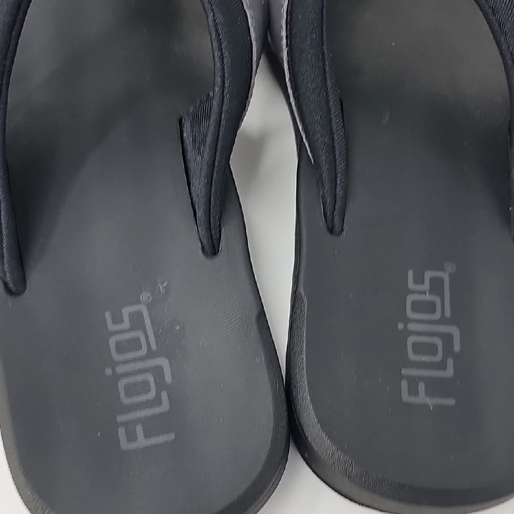 Flojos Black Men's Sandals